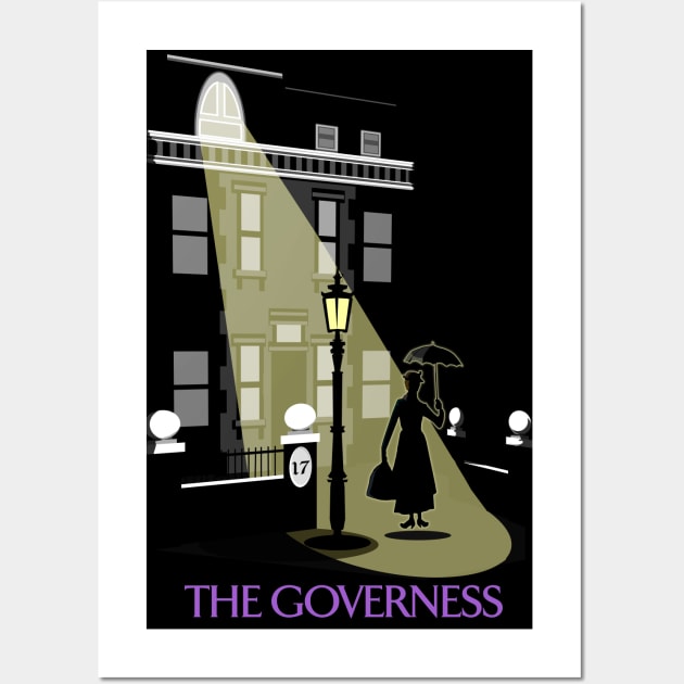 The Governess at No. 17 Wall Art by annadrewthat